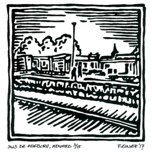 Houtsnede-sws de Adeborg, Aduard