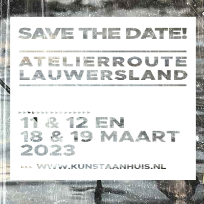 11/12 en 18/19 maart 2023 Kunst-aan-Huis Atelierroute Lauwersland