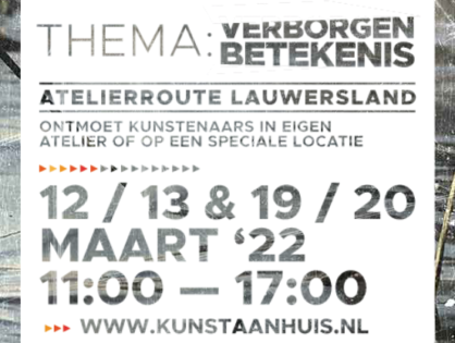 Atelierroute Lauwersland 12/13 en 19/20 maart 2022